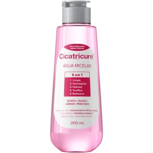 ÁGUA MICELAR CICATRICURE 200ML - 5 EM 1