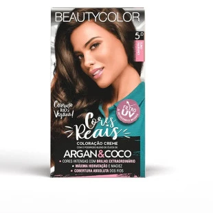 COLORAÇÃO BEAUTYCOLOR KIT 5.0 - CASTANHO CLARO