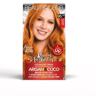 COLORAÇÃO BEAUTYCOLOR KIT 96.44 - RUIVOS PERFEITOS - RUIVO CLARO INDECIFRÁVEL