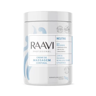 CREME DE MASSAGEM RAAVI 1KG - NEUTRO