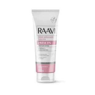 CREME HIDRATANTE RAAVI 100G PARA OS PÉS - UREIA 3%