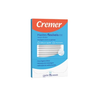 HASTES FLEXIVEIS CREMER TRADICIONAL 75UN