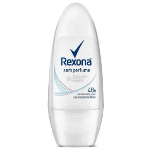 DESODORANTE ROLL-ON REXONA 50ML - SEM PERFUME