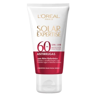 PROTETOR SOLAR FACIAL LOREAL 40G EXPERTISE - ANTIRRUGAS - FPS 60