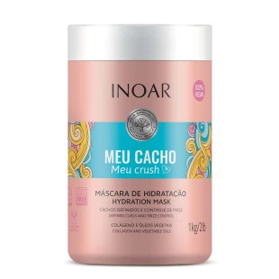 MASCARA CAPILAR INOAR 1KG - MEU CACHO, MEU CRUSH