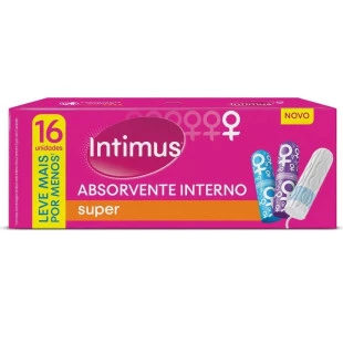 ABSORVENTE INTERNO INTIMUS - 16UN - SUPER