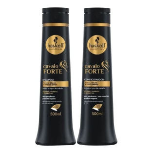 KIT HASKELL CAVALO FORTE 500ML - SHAMPOO + CONDICIONADOR