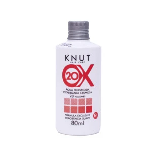 ÁGUA OXIGENADA KNUT 80ML - 20 VOLUMES 6%