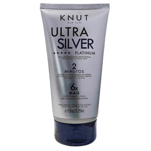MÁSCARA CAPILAR KNUT 150G - ULTRA SILVER PLATINUM