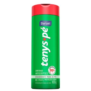 DESODORANTE PARA OS PES TENYS PE BARUEL EM PO 100G CANFORADO