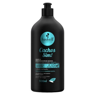 LEAVE IN MEMORIZADOR HASKELL 500ML - CACHOS SIM