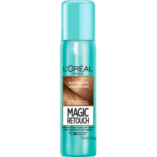 RETOQUE RAIZ LORÉAL 75ML - MAGIC RETOUCH - LOURO ESCURO