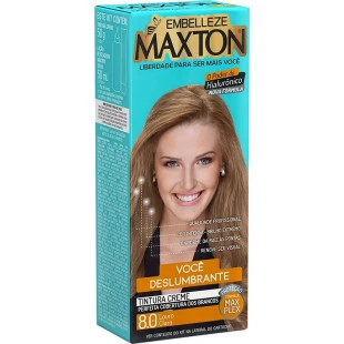 COLORAÇÃO MAXTON KIT 8.0 - LOURO CLARO