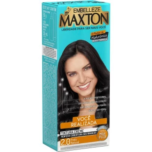 COLORAÇÃO MAXTON KIT 2.0 - PRETO NATURAL