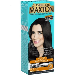 COLORAÇÃO MAXTON KIT 2.8 - PRETO TABACO