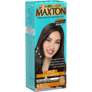COLORAÇÃO MAXTON KIT 4.0 - CASTANHO NATURAL