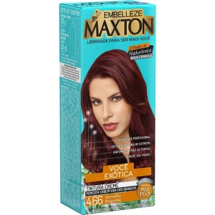 COLORAÇÃO MAXTON KIT 4.66 - VERMELHO BORGONHA