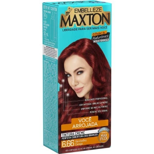 COLORAÇÃO MAXTON KIT 6.66 - VERMELHO CEREJA