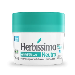 DESODORANTE EM CREME HERBÍSSIMO 55G - NEUTRO