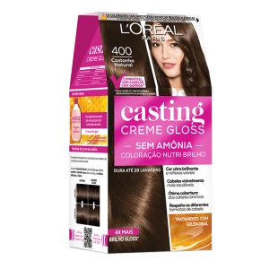 TONALIZANTE LORÉAL CASTING GLOSS - 400 CASTANHO NATURAL