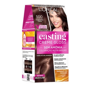 TONALIZANTE LORÉAL CASTING GLOSS - 500 CASTANHO CLARO