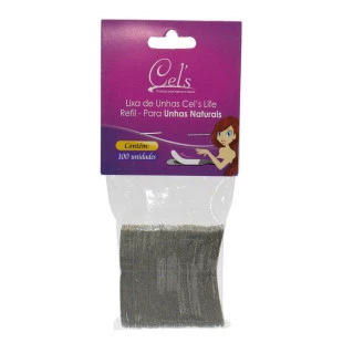REFIL DE LIXA PARA UNHAS CEL´S - 100 UNIDADE