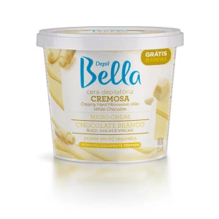 CERA DEPIL BELLA 100G MICROONDAS - CHOCOLATE BRANCO