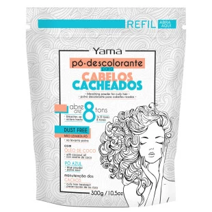 PÓ DESCOLORANTE YAMÁ 300G REFIL - CABELOS CACHEADOS