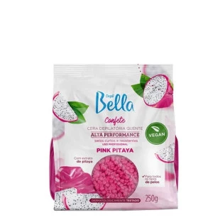 CERA DEPIL BELLA 250G - CONFETE - PINK PITAYA