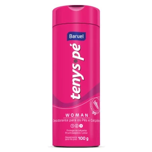 DESODORANTE PARA OS PÉS TENYS PE BARUEL EM PO 100G WOMAN