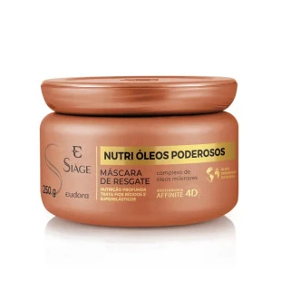 MASCARA CAPILAR EUDORA SIAGE 250G - OLEOS PODEROSOS