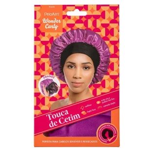 TOUCA DE CETIM PROART WONDER CURLY - G - ROSA